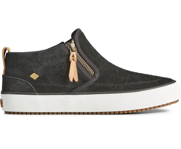 Women Crest Lug Suede Chukka Black Sperry Boots