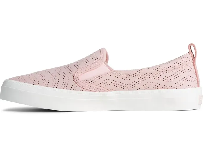 Women Crest Twin Gore Perforated Leather Slip On Sneaker Blush Sperry Sneakers Women Crest Twin Gore Perforated Leather Slip On Sneaker Blush Sperry Sneakers