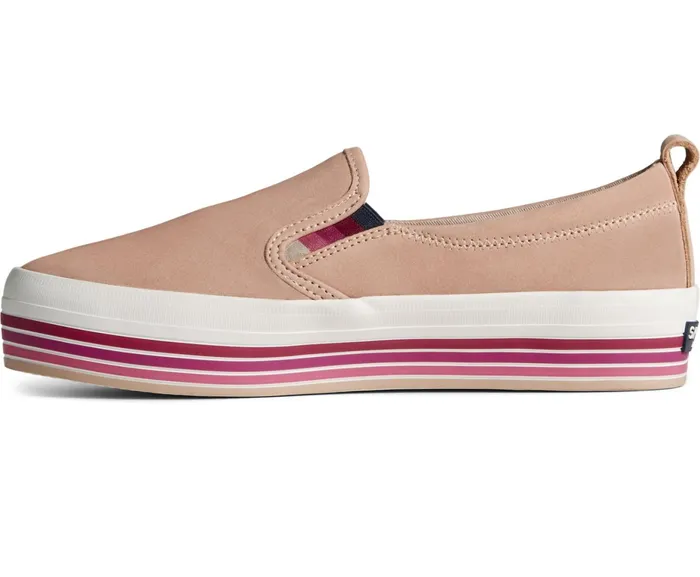 Women Crest Twin Gore Platform Stripe Slip On Sneaker Rose Sperry Sneakers Women Crest Twin Gore Platform Stripe Slip On Sneaker Rose Sperry Sneakers