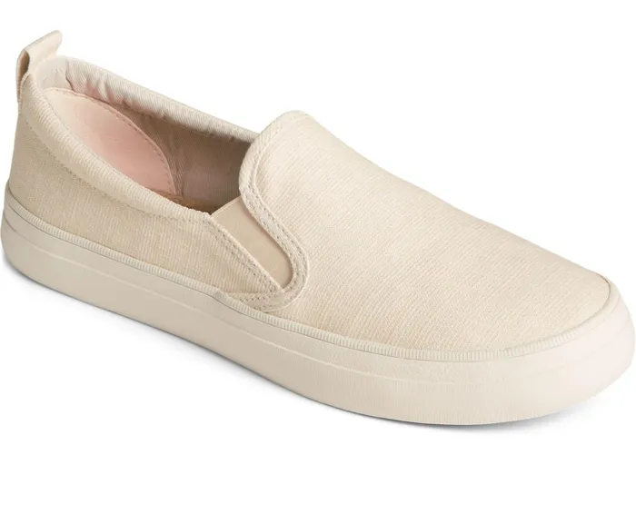 Women Crest Twin Gore Shimmer Slip On Sneaker Off White Sperry Sneakers Women Crest Twin Gore Shimmer Slip On Sneaker Off White Sperry Sneakers