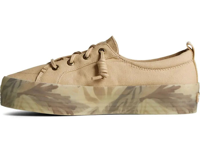 Women Crest Vibe Coral Floral Platform Sneaker Tan Sperry Sneakers Women Crest Vibe Coral Floral Platform Sneaker Tan Sperry Sneakers