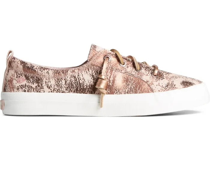 Women Crest Vibe Metallic Sneaker Metallic Rose Sperry Sneakers