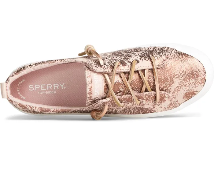 Women Crest Vibe Metallic Sneaker Metallic Rose Sperry Sneakers Women Crest Vibe Metallic Sneaker Metallic Rose Sperry Sneakers