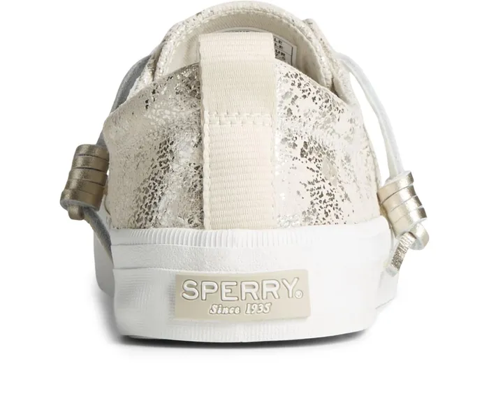 Women Crest Vibe Metallic Sneaker Metallic White Sperry Sneakers Women Crest Vibe Metallic Sneaker Metallic White Sperry Sneakers