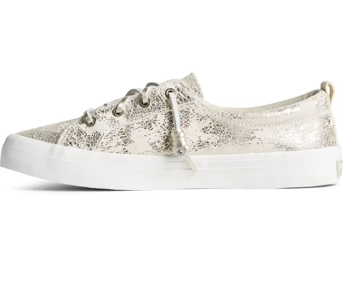 Women Crest Vibe Metallic Sneaker Metallic White Sperry Sneakers Women Crest Vibe Metallic Sneaker Metallic White Sperry Sneakers