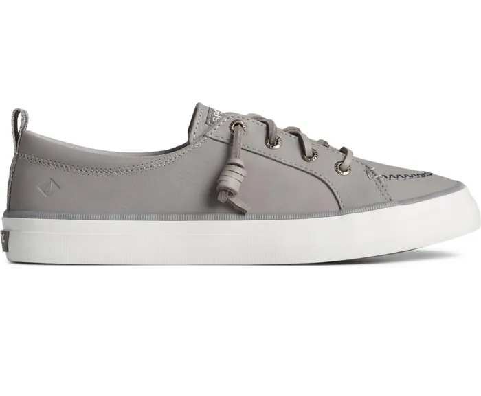 Women Crest Vibe Washable Leather Sneaker Grey Sperry Sneakers