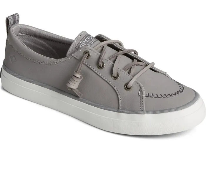 Women Crest Vibe Washable Leather Sneaker Grey Sperry Sneakers Women Crest Vibe Washable Leather Sneaker Grey Sperry Sneakers