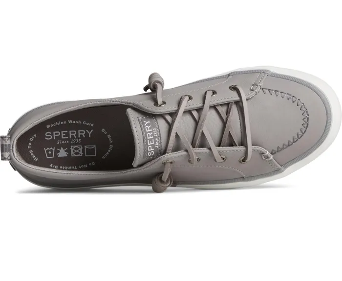 Women Crest Vibe Washable Leather Sneaker Grey Sperry Sneakers Women Crest Vibe Washable Leather Sneaker Grey Sperry Sneakers