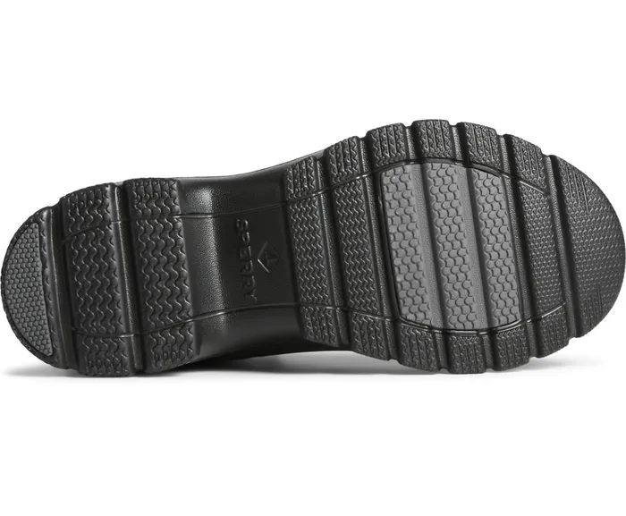 Women Duck Float Lace Up Boot Black Sperry Boots Women Duck Float Lace Up Boot Black Sperry Boots