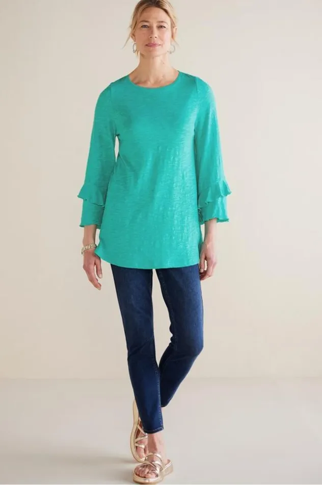 Women Erin Linen Blend Tunic Sangria Soft Surroundings Tops Women Erin Linen Blend Tunic Sangria Soft Surroundings Tops