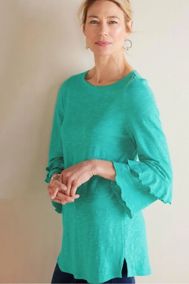 Women Erin Linen Blend Tunic Sangria Soft Surroundings Tops Women Erin Linen Blend Tunic Sangria Soft Surroundings Tops