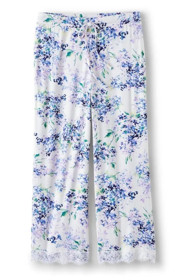 Women Evania Bamboo Sleep Pants Spring Paisley Chambray Soft Surroundings Sleepwear and Lounge Women Evania Bamboo Sleep Pants Spring Paisley Chambray Soft Surroundings Sleepwear and Lounge