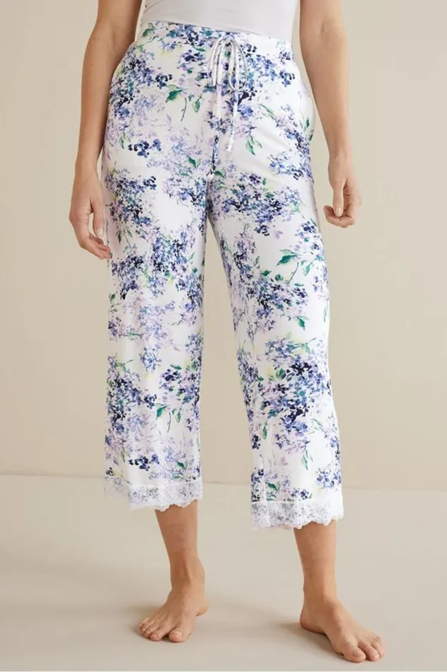 Women Evania Bamboo Sleep Pants Spring Paisley Chambray Soft Surroundings Sleepwear and Lounge Women Evania Bamboo Sleep Pants Spring Paisley Chambray Soft Surroundings Sleepwear and Lounge