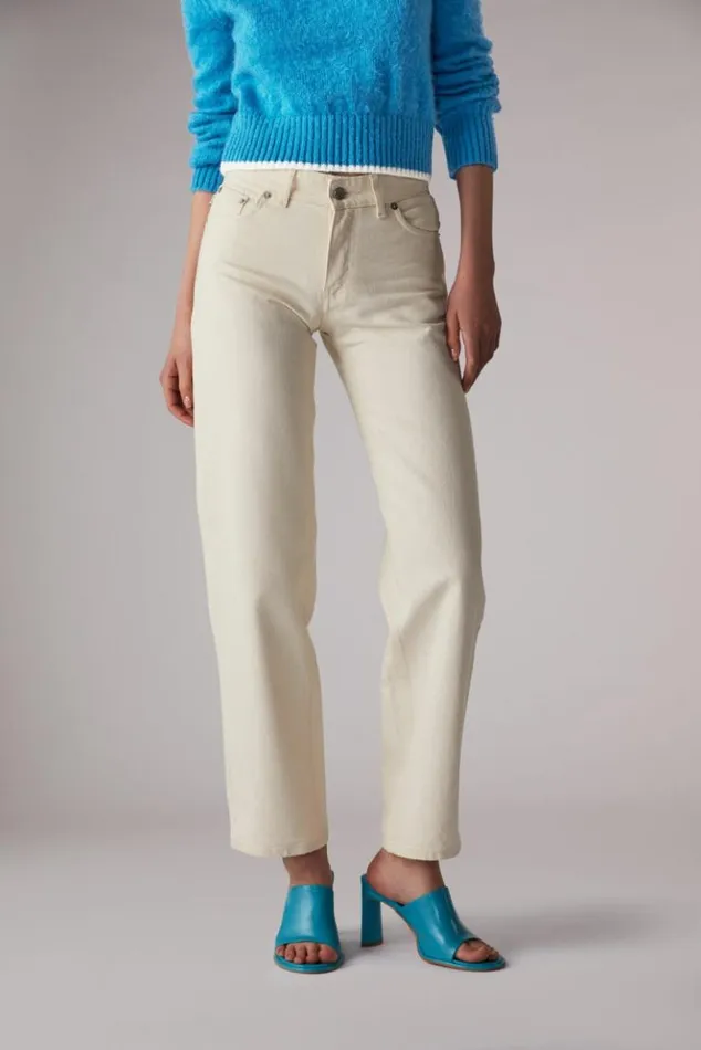 Women Fiorucci Angels Patch Jeans Cream Cream Women Fiorucci Angels Patch Jeans Cream Cream