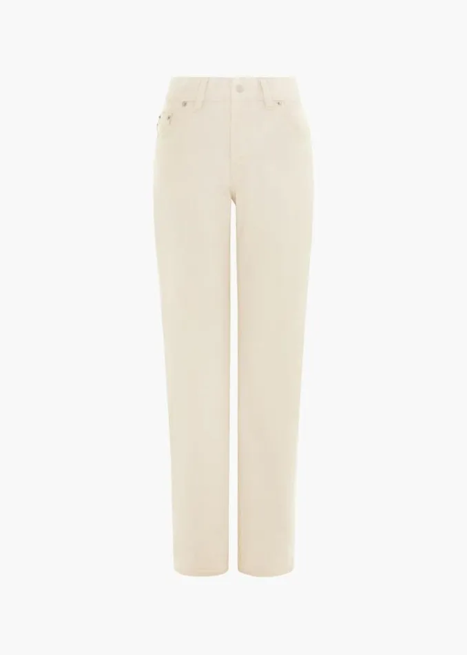 Women Fiorucci Angels Patch Jeans Cream Cream Women Fiorucci Angels Patch Jeans Cream Cream