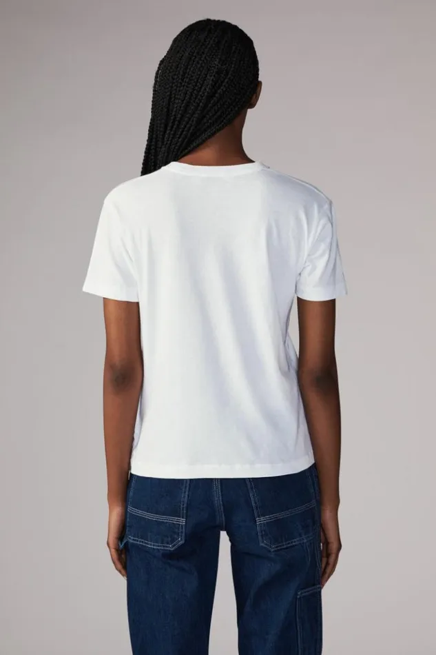 Women Fiorucci Angels Postcard TShirt White White Women Fiorucci Angels Postcard TShirt White White