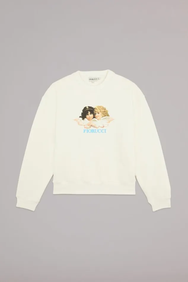 Women Fiorucci Angels Sweatshirt White White Women Fiorucci Angels Sweatshirt White White