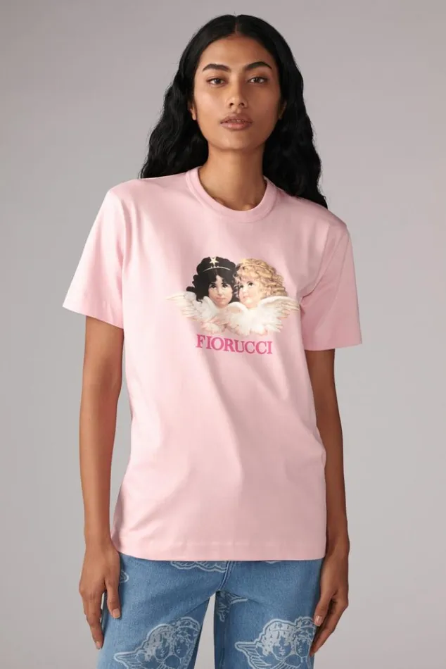 Women Fiorucci Angels TShirt Pink Pink Women Fiorucci Angels TShirt Pink Pink