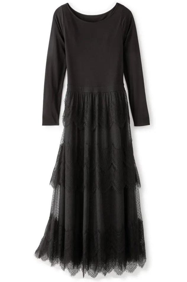 Women Frederica Dress Black Soft Surroundings Dresses Women Frederica Dress Black Soft Surroundings Dresses