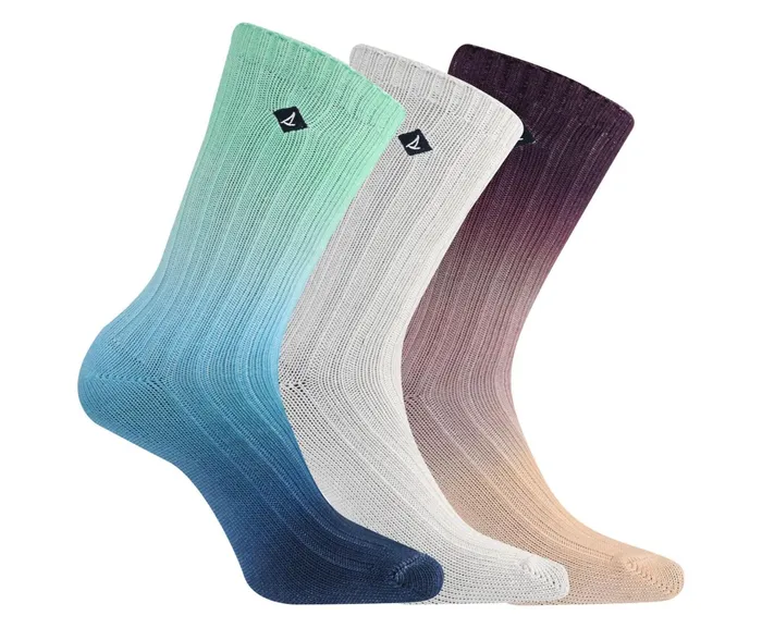 Women Gift Box Set 3PK Assorted Sperry Socks and Liners