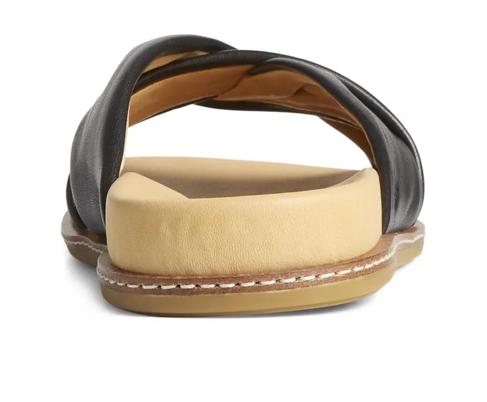 Women Gold Cup Waveside PLUSHWAVE Cross Slide Sandal Black Sperry Sandals Women Gold Cup Waveside PLUSHWAVE Cross Slide Sandal Black Sperry Sandals