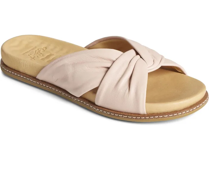 Women Gold Cup Waveside PLUSHWAVE Cross Slide Sandal Rose Sperry Sandals Women Gold Cup Waveside PLUSHWAVE Cross Slide Sandal Rose Sperry Sandals