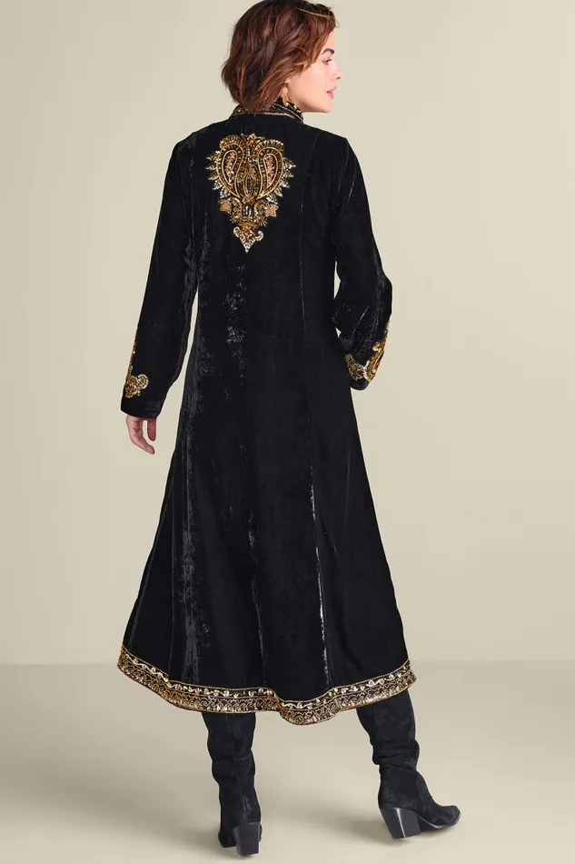 Women Heritage Duster Black Soft Surroundings Jackets and Coats Women Heritage Duster Black Soft Surroundings Jackets and Coats