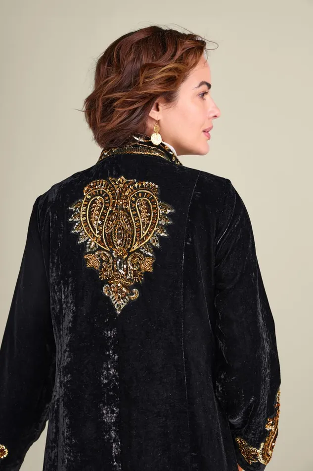 Women Heritage Duster Black Soft Surroundings Jackets and Coats Women Heritage Duster Black Soft Surroundings Jackets and Coats