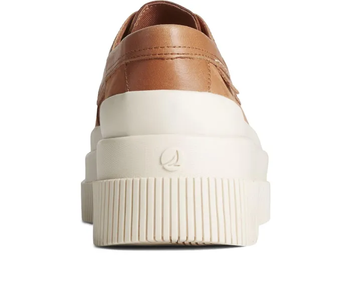 Women Highland Platform Boat Shoe Tan Sperry Flats and Loafers Women Highland Platform Boat Shoe Tan Sperry Flats and Loafers