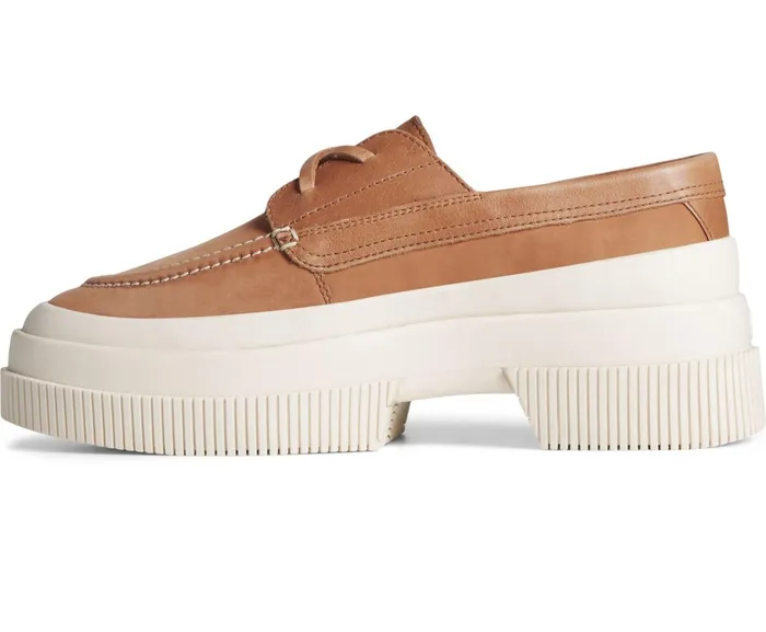 Women Highland Platform Boat Shoe Tan Sperry Flats and Loafers Women Highland Platform Boat Shoe Tan Sperry Flats and Loafers