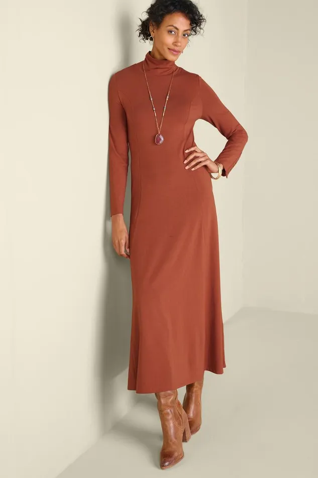 Women Jackie Knit Maxi Dress Henna Soft Surroundings Dresses