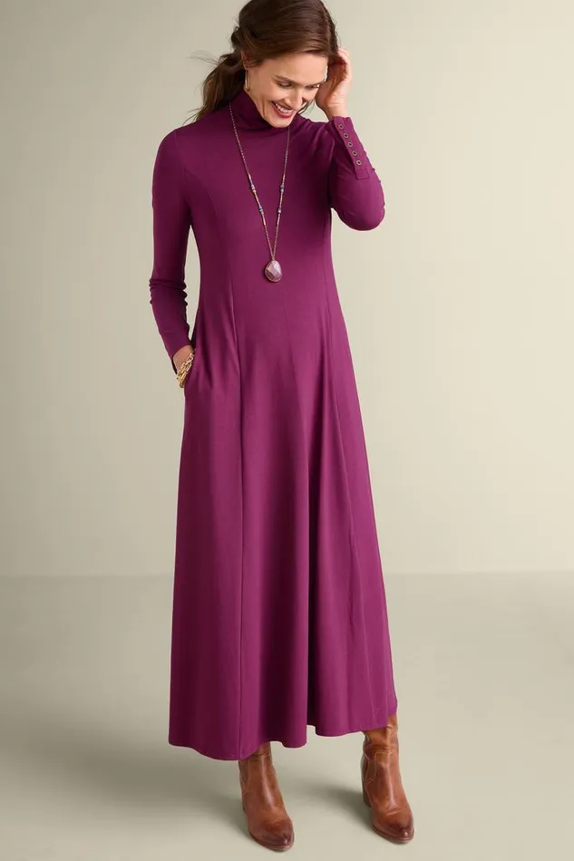 Women Jackie Knit Maxi Dress Henna Soft Surroundings Dresses Women Jackie Knit Maxi Dress Henna Soft Surroundings Dresses