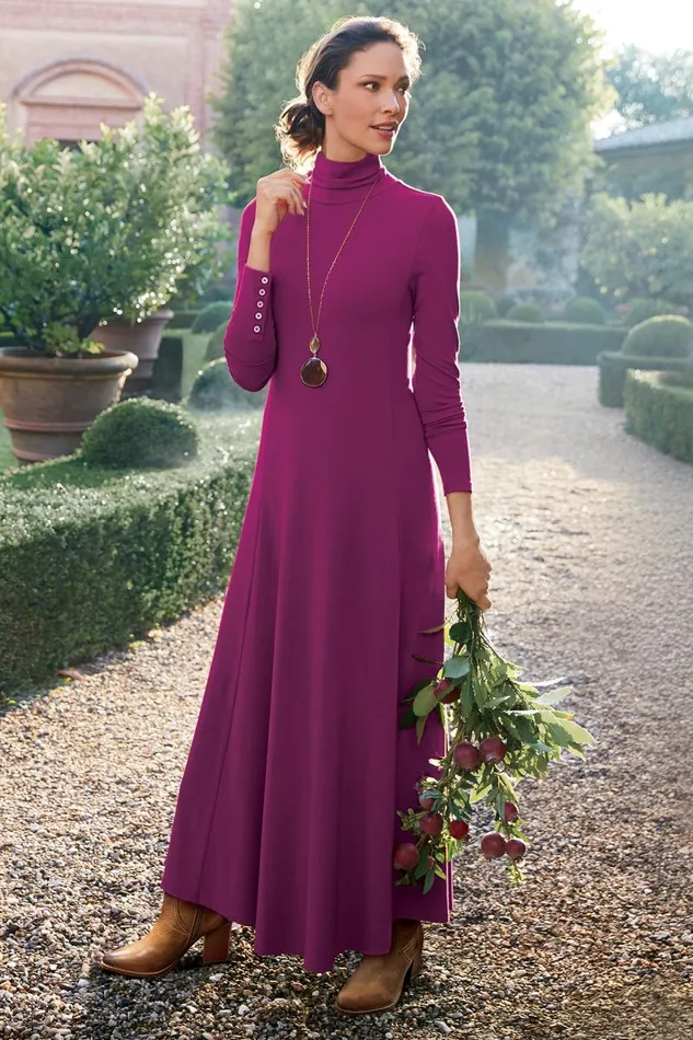 Women Jackie Knit Maxi Dress Henna Soft Surroundings Dresses Women Jackie Knit Maxi Dress Henna Soft Surroundings Dresses