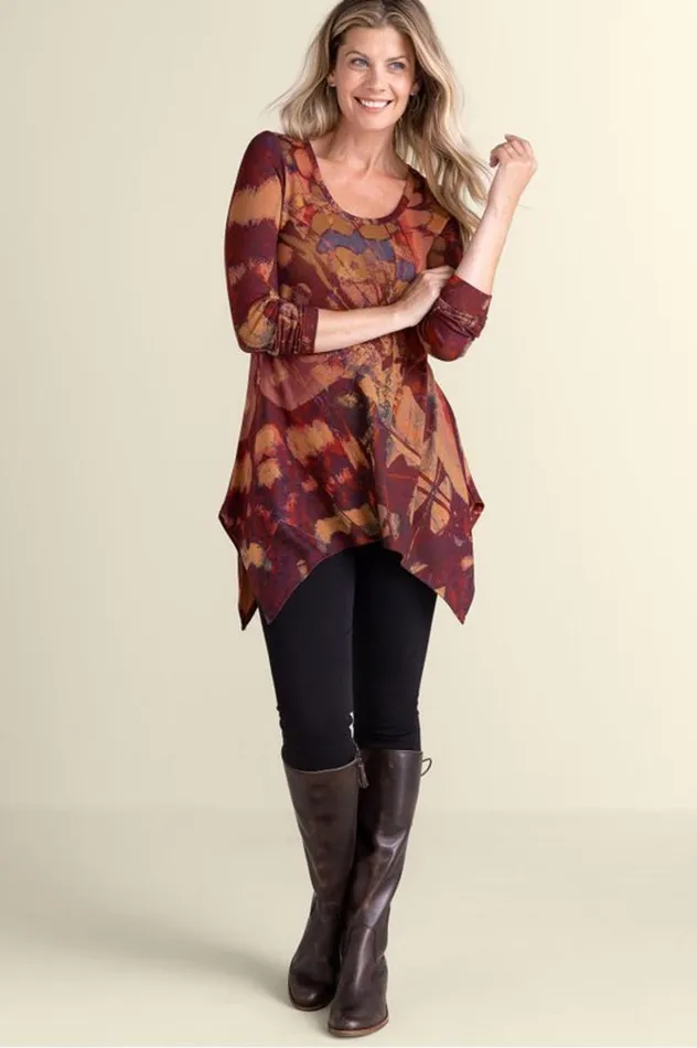 Women Julia Top Butterfly Multi Soft Surroundings Tops Women Julia Top Butterfly Multi Soft Surroundings Tops