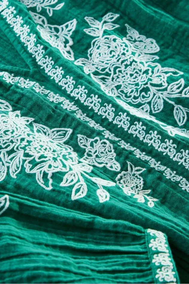Women Katie Gauze Tunic Teal Green Soft Surroundings Tops Women Katie Gauze Tunic Teal Green Soft Surroundings Tops