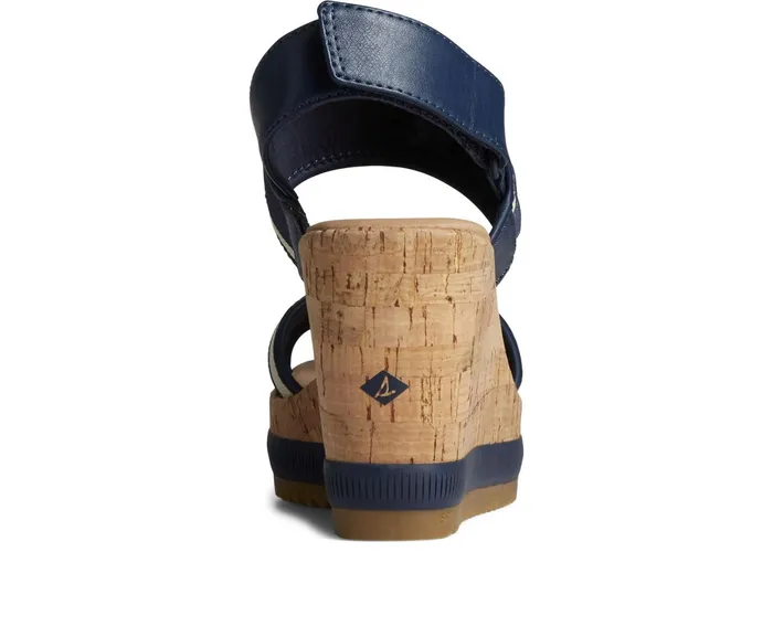 Women Kennedy Wedge Navy Sperry Sandals Women Kennedy Wedge Navy Sperry Sandals