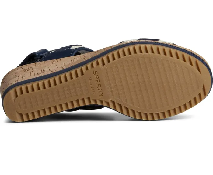 Women Kennedy Wedge Navy Sperry Sandals Women Kennedy Wedge Navy Sperry Sandals