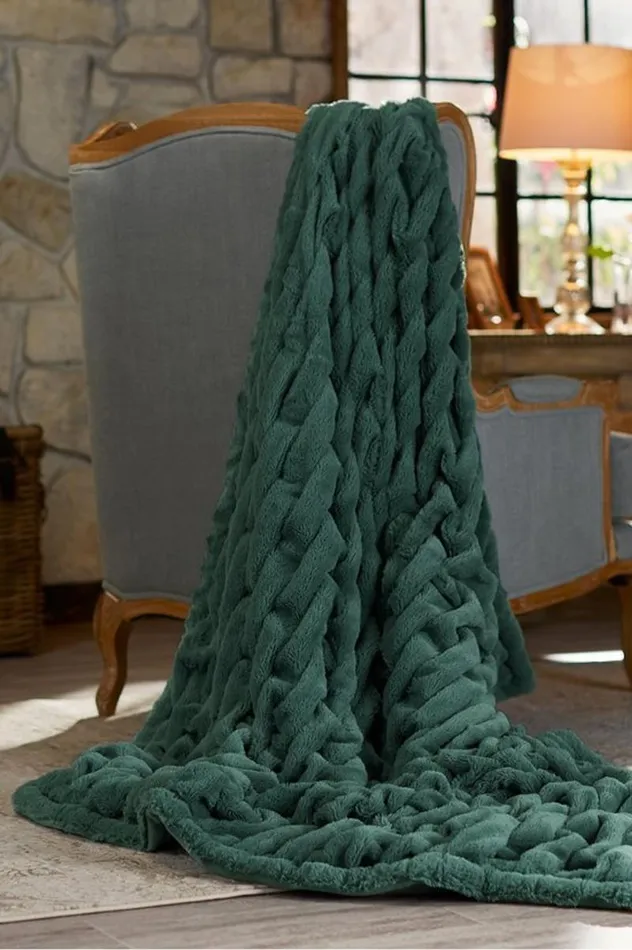 Women La Parisienne Faux Fur Throw Forest Night Soft Surroundings Bedding Women La Parisienne Faux Fur Throw Forest Night Soft Surroundings Bedding