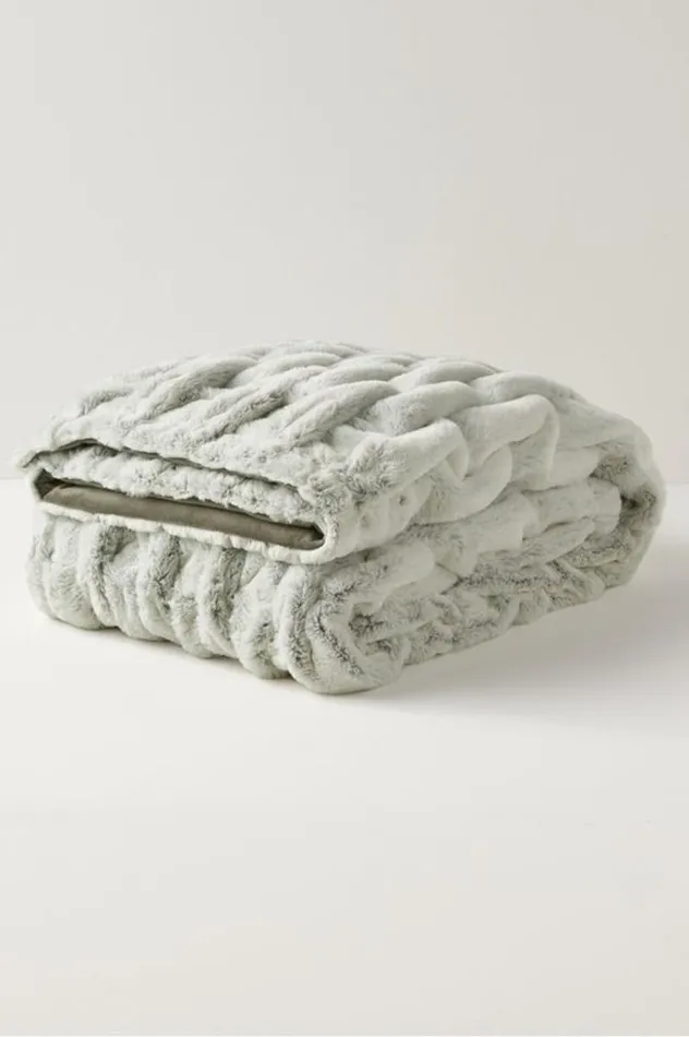 Women La Parisienne Faux Fur Throw Forest Night Soft Surroundings Bedding Women La Parisienne Faux Fur Throw Forest Night Soft Surroundings Bedding