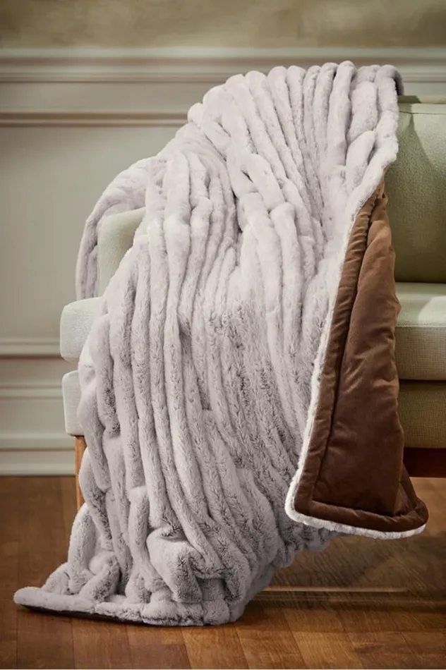 Women La Parisienne Faux Fur Throw Forest Night Soft Surroundings Bedding Women La Parisienne Faux Fur Throw Forest Night Soft Surroundings Bedding