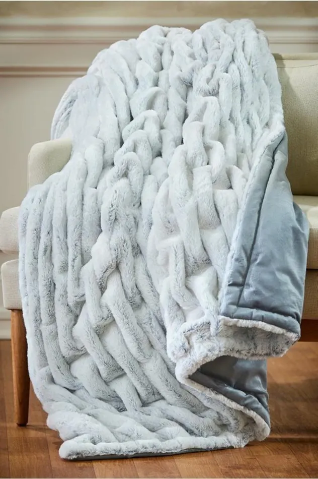 Women La Parisienne Faux Fur Throw Forest Night Soft Surroundings Bedding Women La Parisienne Faux Fur Throw Forest Night Soft Surroundings Bedding