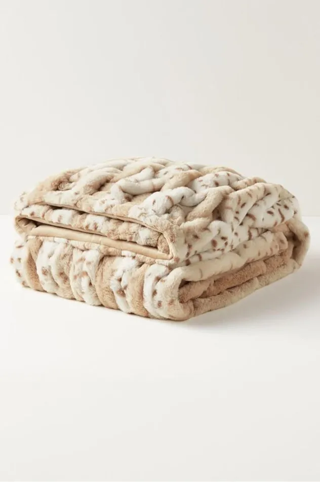 Women La Parisienne Faux Fur Throw Forest Night Soft Surroundings Bedding Women La Parisienne Faux Fur Throw Forest Night Soft Surroundings Bedding