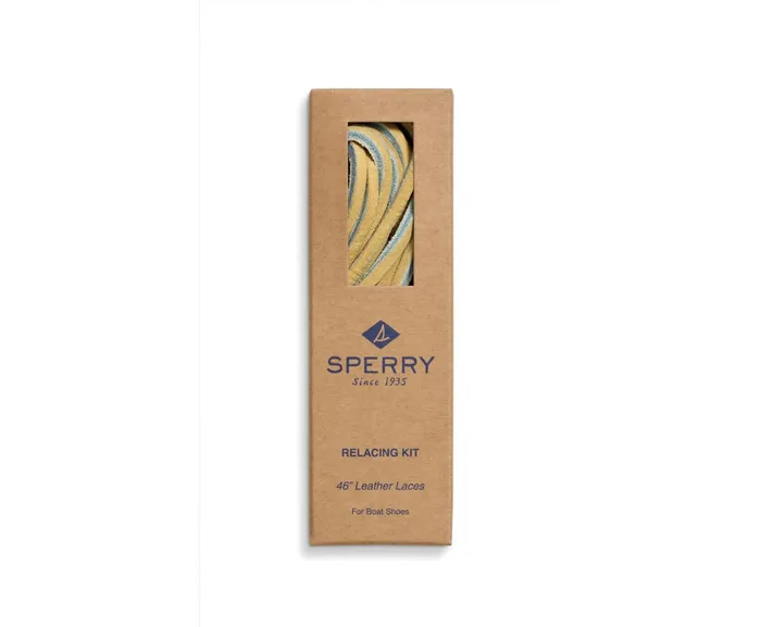 Women Lace Kit With Needle Tan Sperry Shoe Care and Laces