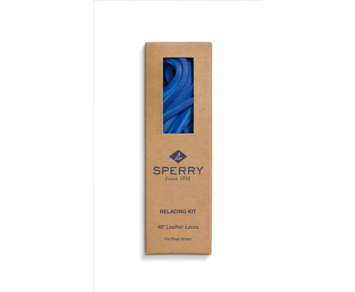 Women Lace Kit With Needle Wildcat Blue Sperry Shoe Care and Laces