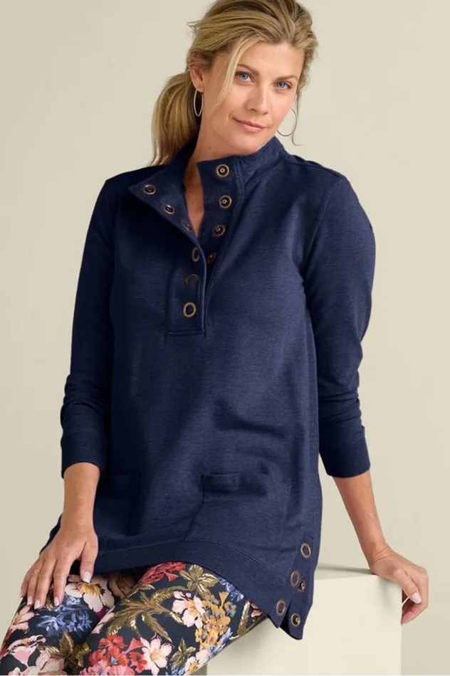 Women Lakshmi Pullover Tunic Magenta Heather Soft Surroundings Tops Women Lakshmi Pullover Tunic Magenta Heather Soft Surroundings Tops