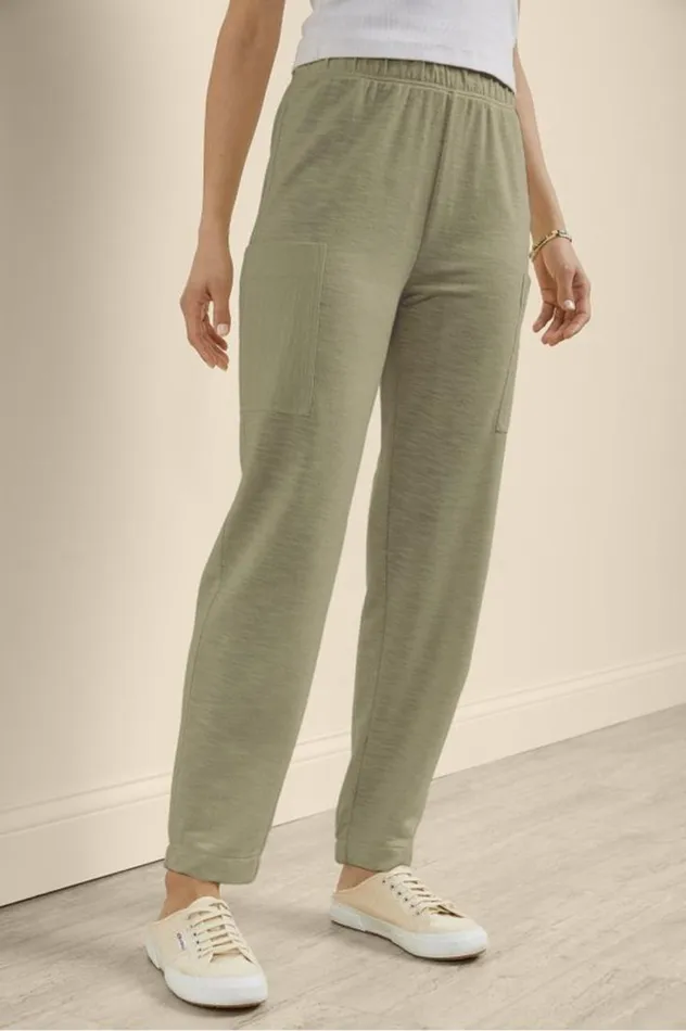 Women Lanai Lounge Pants Bay Leaf Soft Surroundings Sleepwear and Lounge