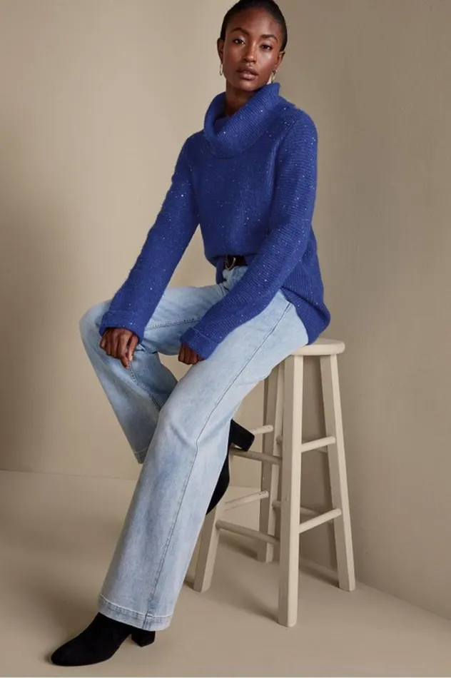 Women Linley Sequin Sweater Rhubarb Soft Surroundings Tops Women Linley Sequin Sweater Rhubarb Soft Surroundings Tops
