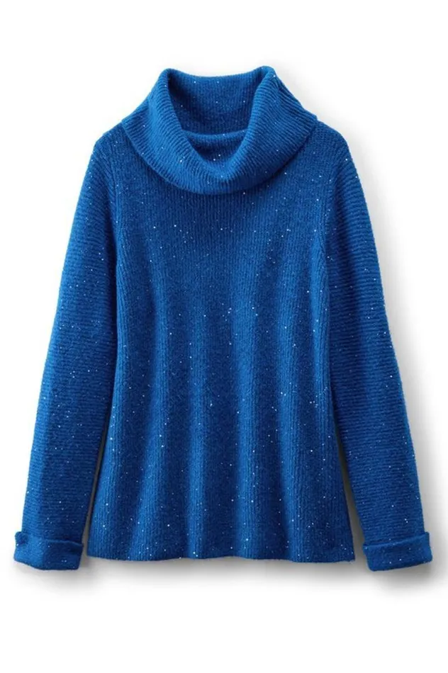 Women Linley Sequin Sweater Rhubarb Soft Surroundings Tops Women Linley Sequin Sweater Rhubarb Soft Surroundings Tops