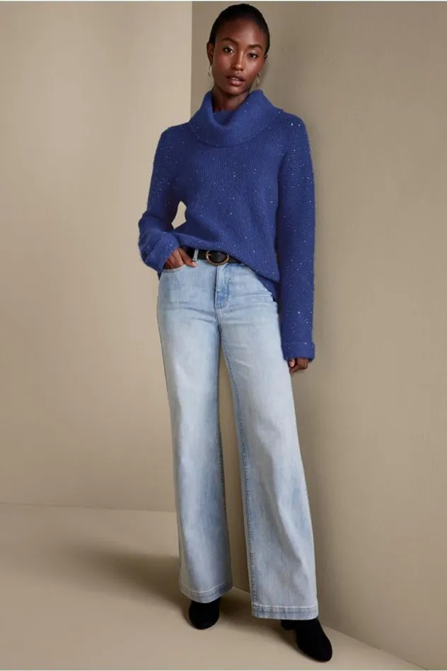 Women Linley Sequin Sweater Rhubarb Soft Surroundings Tops Women Linley Sequin Sweater Rhubarb Soft Surroundings Tops