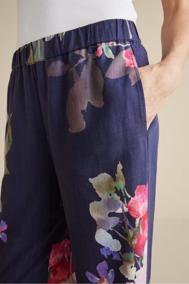 Women Lizette WideLeg Pant Marseille Floral Exploded Soft Surroundings Pants Women Lizette WideLeg Pant Marseille Floral Exploded Soft Surroundings Pants